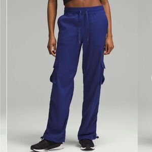 Lululemon Dance Studio Relaxed-Fit Mid-Rise Cargo Pant Larkspur Royal Blue